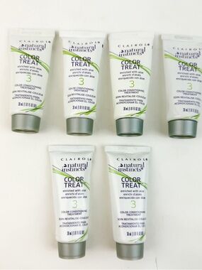 SIX Clairol Natural Instincts Color Treat Color Conditioning Treatment 1.01oz ea
